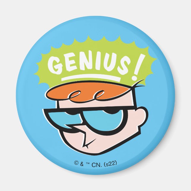 Dexter "Genius" Callout Graphic Magnet (Vorne)