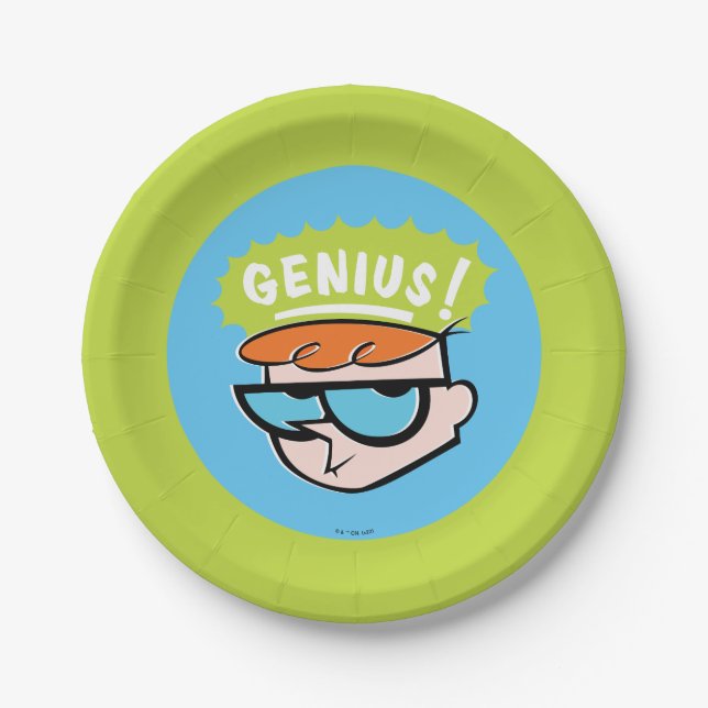 Dexter "Genius" Callout Graphic Pappteller (Vorderseite)