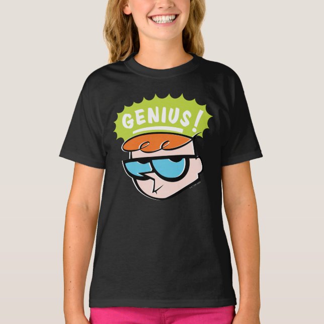Dexter "Genius" Callout Graphic T-Shirt (Vorderseite)