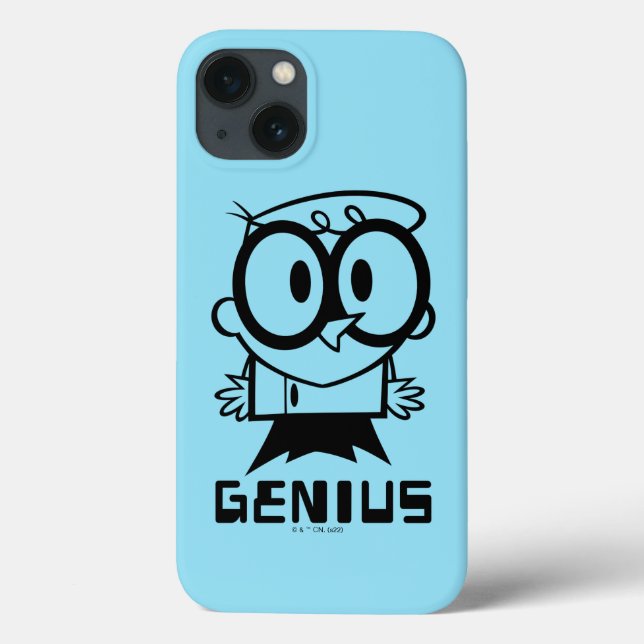 Dexter "Genius" Kontur Graphic Case-Mate iPhone Hülle (Rückseite)