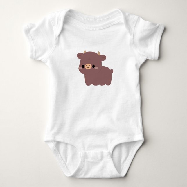 Dexter Kuh Baby Strampler (Vorderseite)