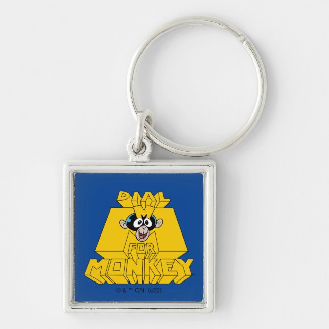Dexter-Labor - Dial m für Affen Schlüsselanhänger (Vorne)