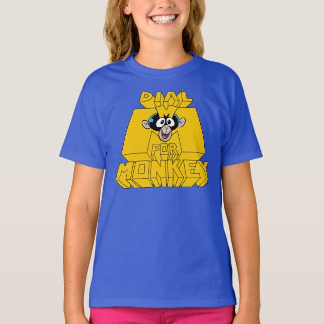 Dexter-Labor - Dial m für Affen T-Shirt (Vorderseite)