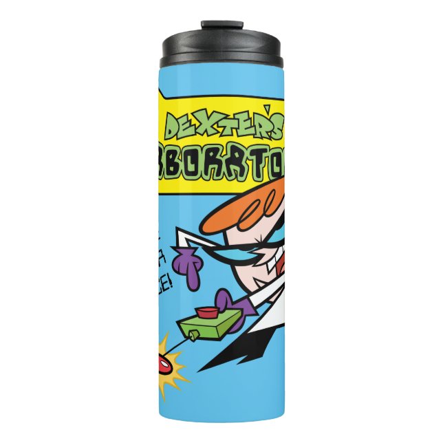 Dexter mit Remote Thermosbecher (Vorderseite)