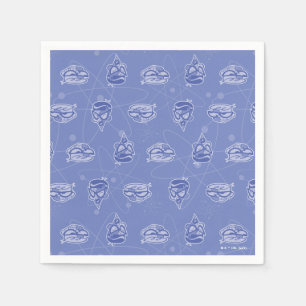 Dexter und Mandark Atommuster Serviette