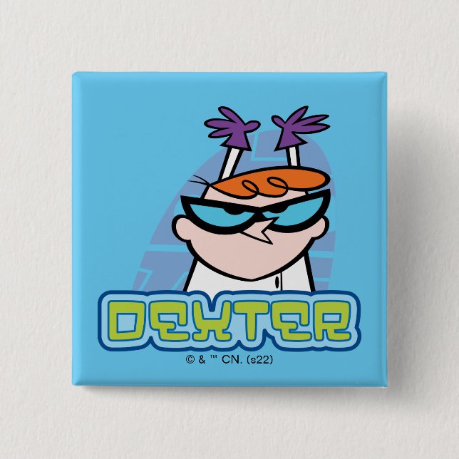 Dexter-Zeichenname Graphic Button (Vorderseite)