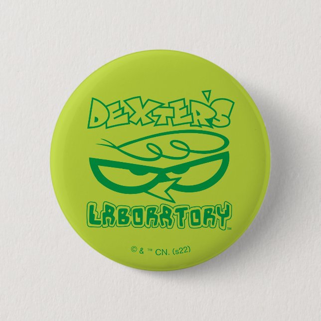 Dexter's Laboratory Face Logo Button (Vorderseite)