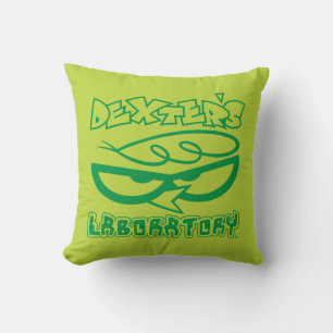Dexter's Laboratory Face Logo Kissen