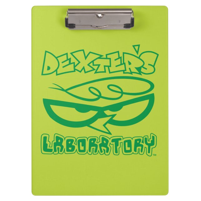 Dexter's Laboratory Face Logo Klemmbrett (Vorderseite)
