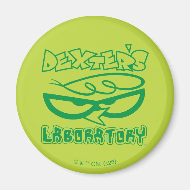 Dexter's Laboratory Face Logo Magnet (Vorne)