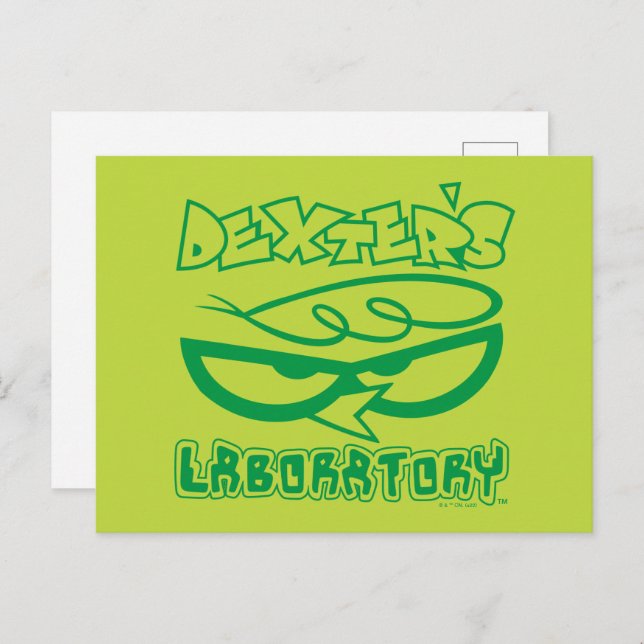 Dexter's Laboratory Face Logo Postkarte (Vorne/Hinten)