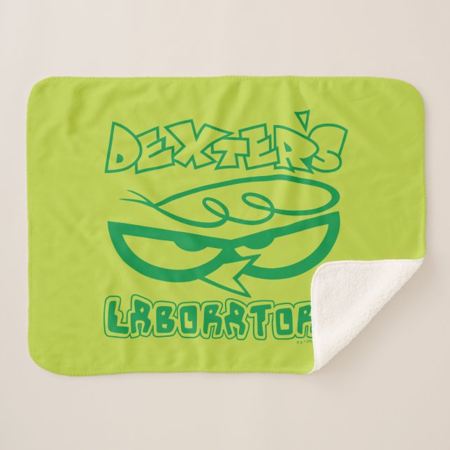 Dexter's Laboratory Face Logo Sherpadecke (Vorderseite (Horizontal))
