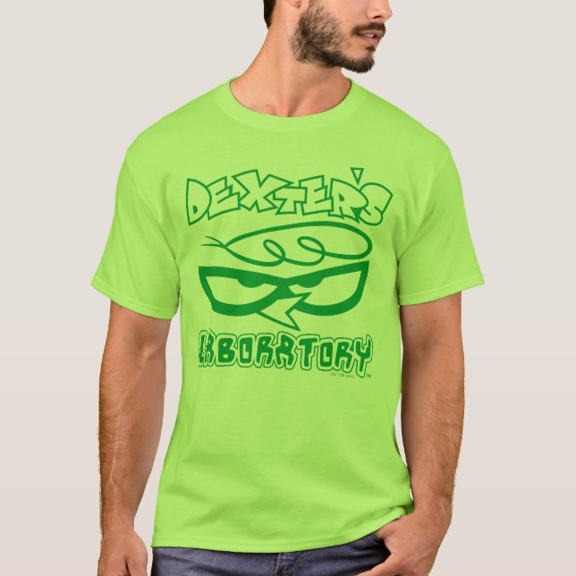 Dexter's Laboratory Face Logo T-Shirt (Vorderseite)