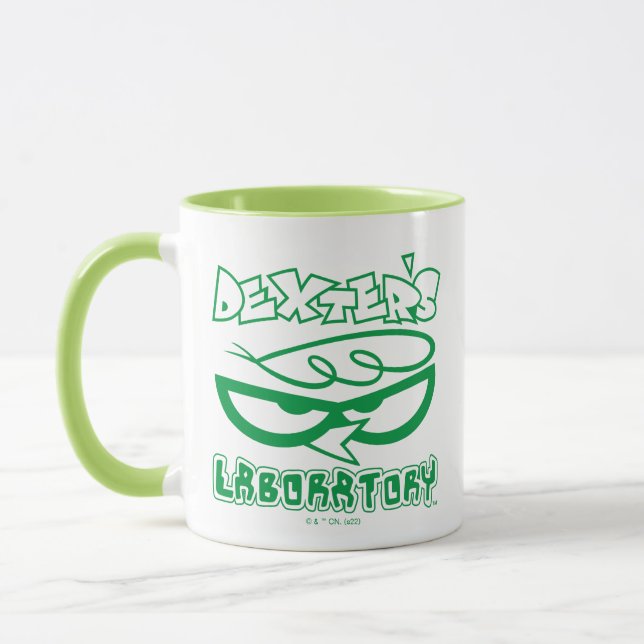 Dexter's Laboratory Face Logo Tasse (Links)