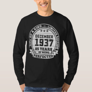 Dezember 1937 85. Geburtstag 85 Jahre T-Shirt