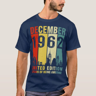 Dezember 1962 Limited Edition 60 Jahre Aw T-Shirt