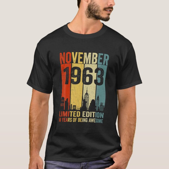 Dezember 1963 Limited Edition 58 Jahre Aw T-Shirt (Vorderseite)