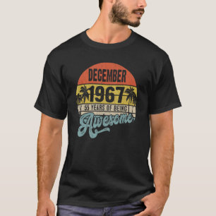 Dezember 1967 55. Geburtstag 55 Jahre Awes sein T-Shirt