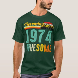 Dezember 1974 Geburtstagsgeschenk Shirt Vintag Dez
