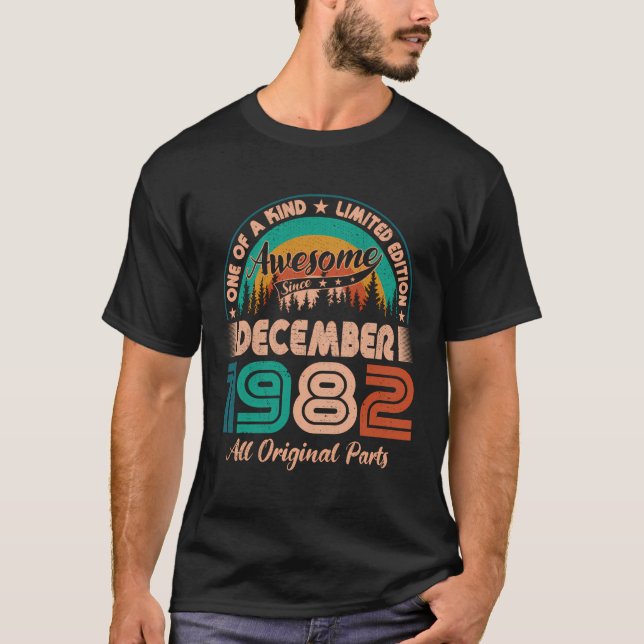 Dezember 1982 Geburtstag Phantastisch seit Dezembe T-Shirt (Vorderseite)