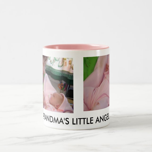 Dezember [1]. 29 2007-Sommer-Regen-Liebesohn 004, Zweifarbige Tasse (Mittel)