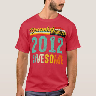 Dezember 2012 Geburtstagsgeschenk-Shirt Vintage De T-Shirt