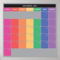 Dezember 2023 Tage des Planerkalenders