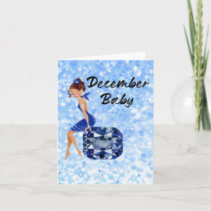 Dezember Baby Karte