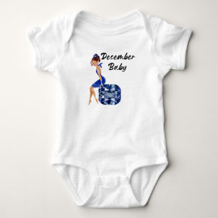 Dezember Baby Strampler