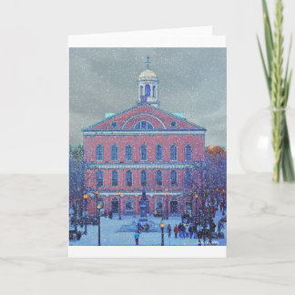 Dezember bei Faneuil Hall Feiertagskarte