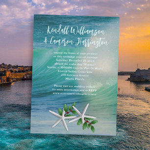 Dezember Cruise Wedding Starfish Einladungen
