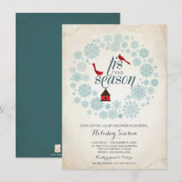 Dezember Einladung, dies ist die Saison Einladung