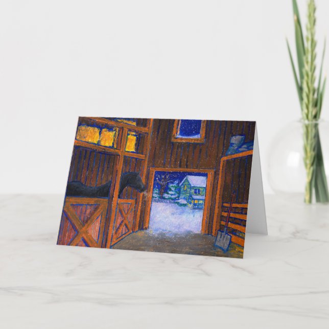 Dezember Feiertagskarte (Vorderseite)