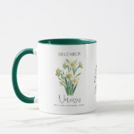 Dezember Geburtsmonat Blume Narcissus Geburtstag G Tasse