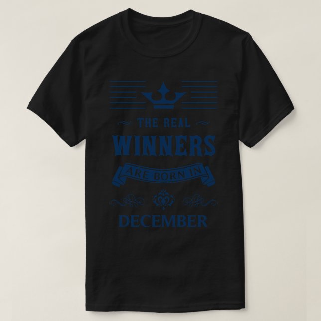 Dezember Geburtstag T-Shirt (Design vorne)