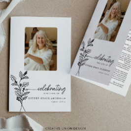 Dezember Geburtstagsfeiertag Blume Beerdigung Prog Flyer