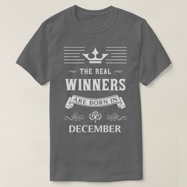 Dezember Geburtstagsgeschenk T-Shirt (Design vorne)