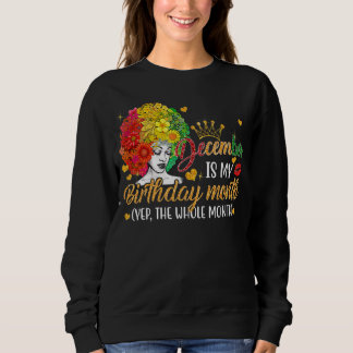 Dezember ist mein Geburtstag, Königin Glückwunsch Sweatshirt