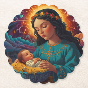 Dezember Joyful Christmas Joy Untersetzer