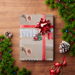 Dezember-Kalender Geschenkpapier