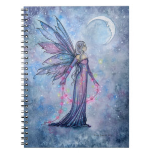 Dezember Moon Fairy-Notebook von Molly Harrison Notizblock
