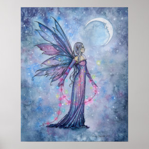 Dezember Moon Fairy Poster von Molly Harrison