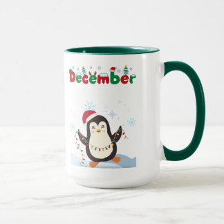 Dezember Pinguin Holiday Coffee Tasse