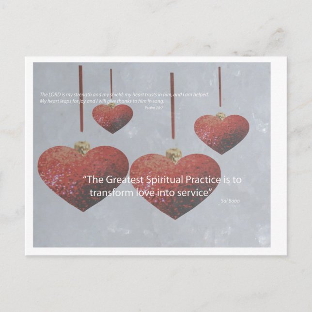 Dezember Postkarte (Vorderseite)