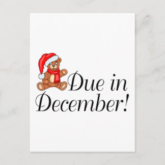 Dezember Postkarte