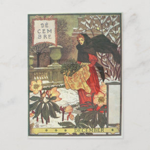 Dezember Postkarte