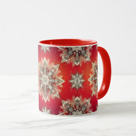 Dezember-Schneeflocken Tasse
