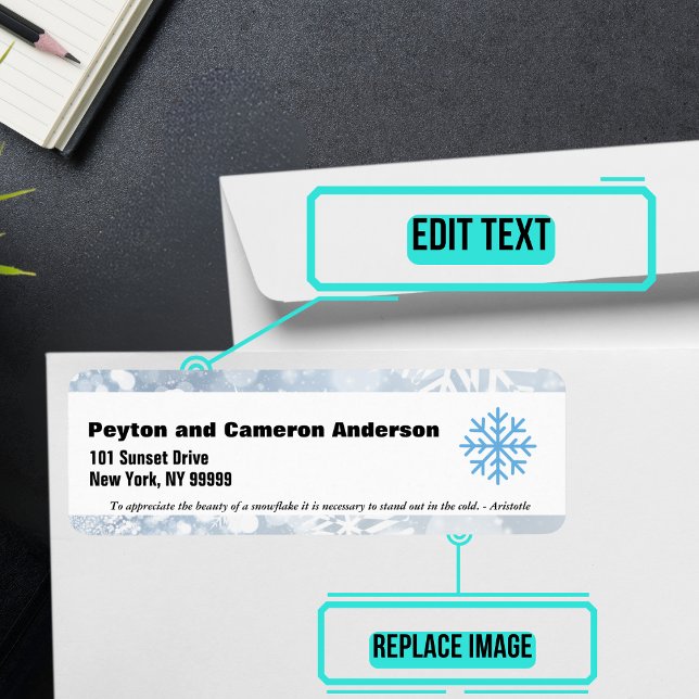 Dezember Thema Personalisierte Rücksendeadresse (Please enjoy our mailing labels. There is one for every month.)