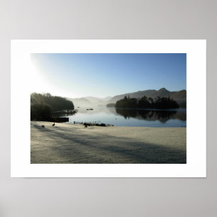 Dezember Vormittag bei Derwentwater Poster