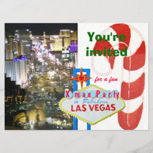 Dezemberhochzeit in Las Vegas Einladung